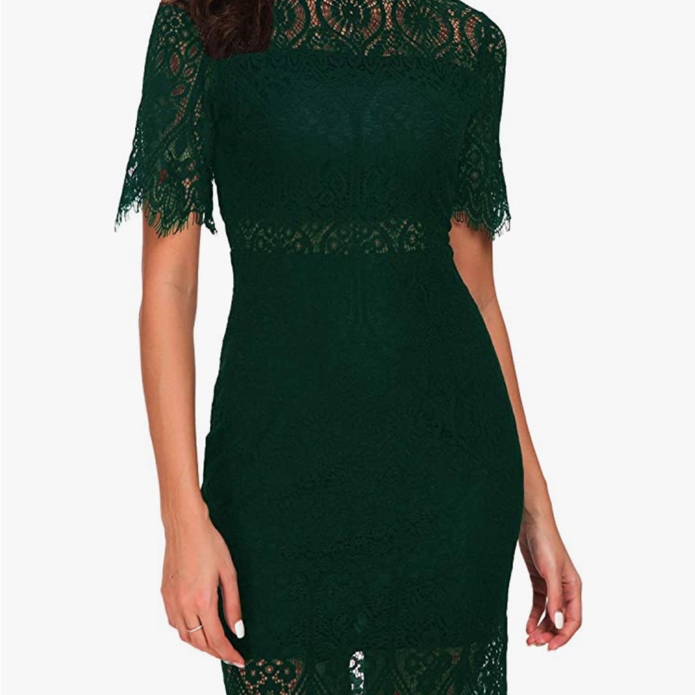 New WITH tags !!!Perfect dress for all occasions ! Jewel green stunner !